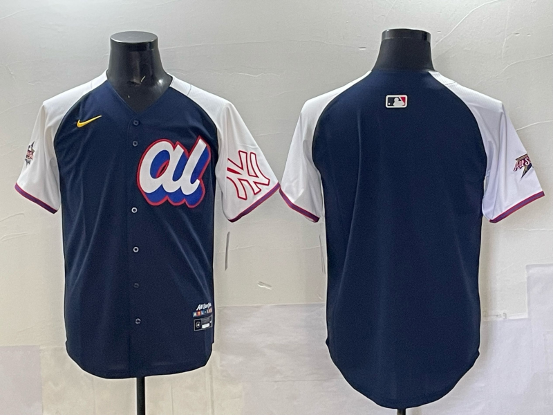 Men New York Yankees blank blue 2025 MLB All Star Nike jersey 0123